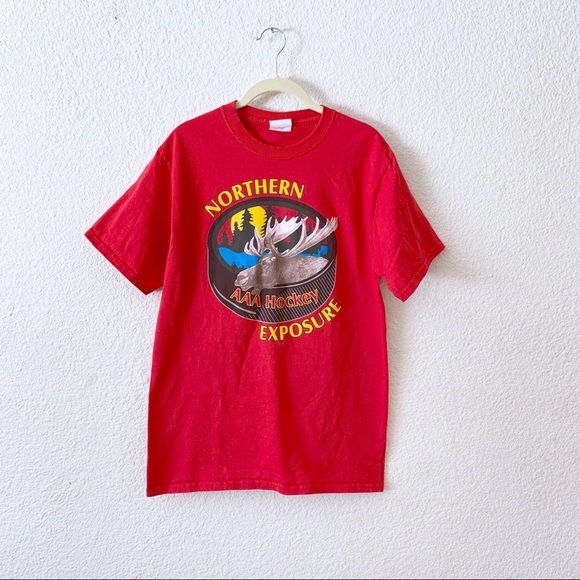 Vintage Other - Vintage 90s Northern Exposure AAA Hockey T Shirt